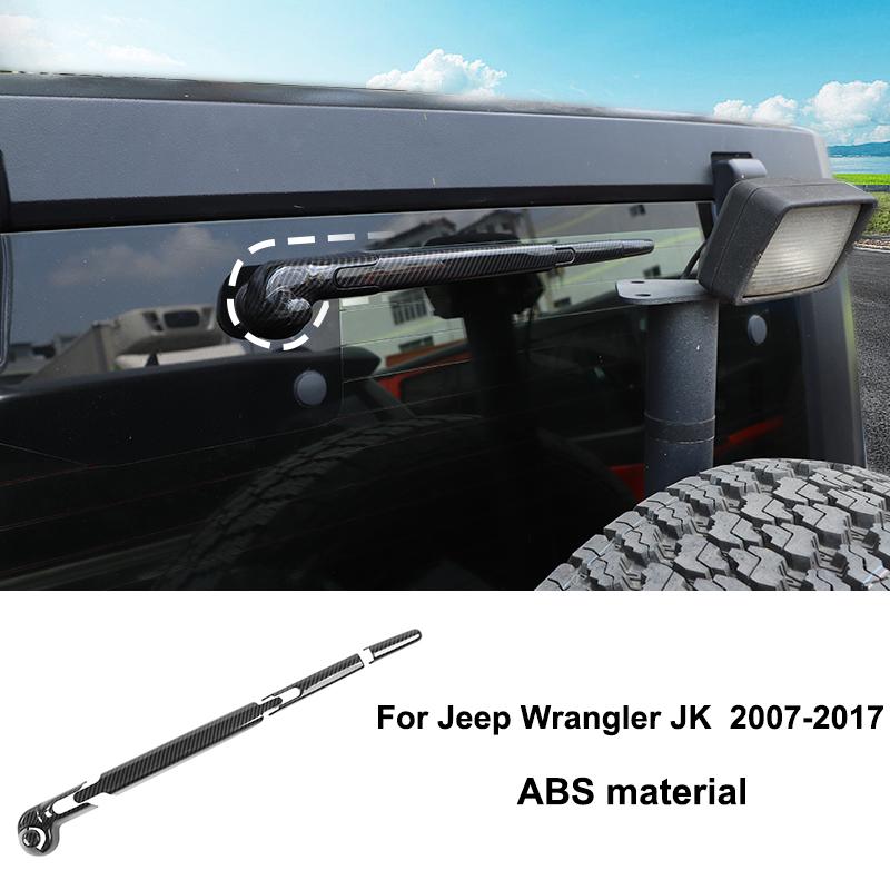 BAWA Carbon Fiber Grain Car Center Console Dashboard Decoration Cover for Jeep Wrangler JK 2007 2011-2017 Interior Accessories