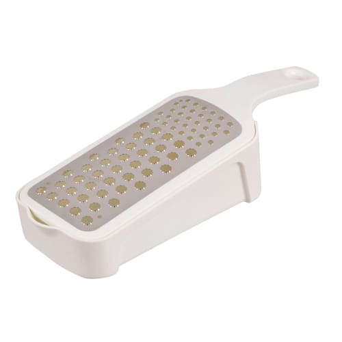 PEARL METAL Attached Tool Etching Lightweight Daikon Radish Grater with Container C-8390