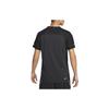 Nike Dri-FIT Letter Print Crew Neck Short Sleeve T-Shirt Men Tops Black DV9306-010