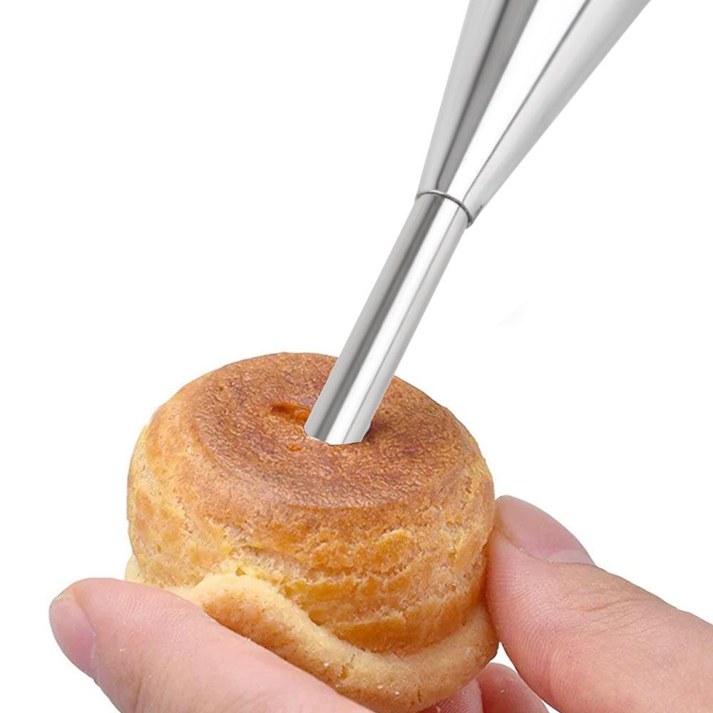 Насадка для кондитерского кондитерского украшения, насадка для крема, 1 шт., шприц для кексов, насадка для кексов из нержавеющей стали