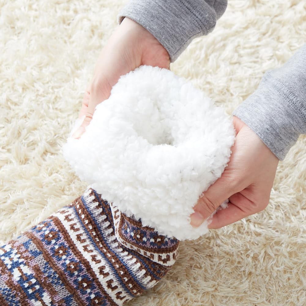 Gunze Теплые Пушистые с Флисом Носки для Холодной Погоды B UCHI-COLLE, Подкладка, Средней Длины, Защита, Женские (Ранее ВМФ)