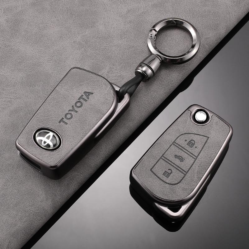 TPU Car Flip Key Case Cover for Toyota Auris Corolla Avensis Verso Yaris Aygo Scion TC IM Camry RAV4 Forturner Hilux Accessories