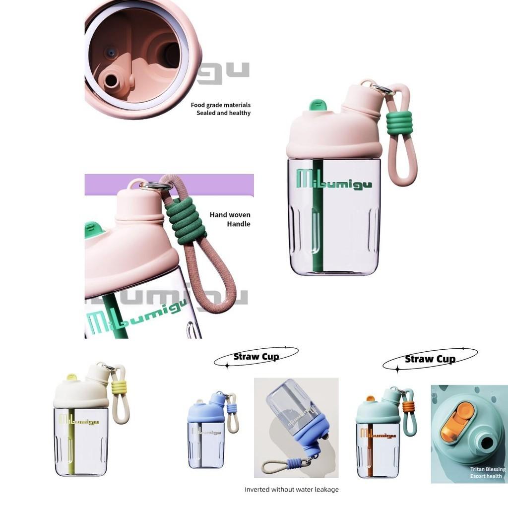 Modern And Minimalist Style Tritan Straw Water Bottle For Boys And Girls Ideal For Office Home And Car Use
