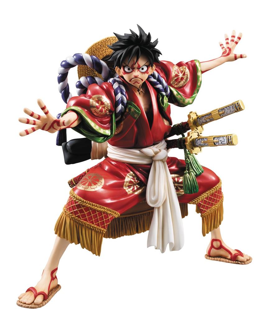 One Piece Monkey Luffy Complete Figure Treasure Premium Toei Animation Online Mugiwara Store Portrait.Of.Pirates «KABUKI EDITION» D. 1/8 (Мега Магазин,