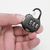 Кодовый замок с 3-значным кодом, удобный компактный дизайн, портативный многоцелевой сбрасываемый замок для дорожного чемодана с паролем