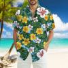 Men's Fashion Loose Hawaiian Printed Short Sleeve Beach Shirt