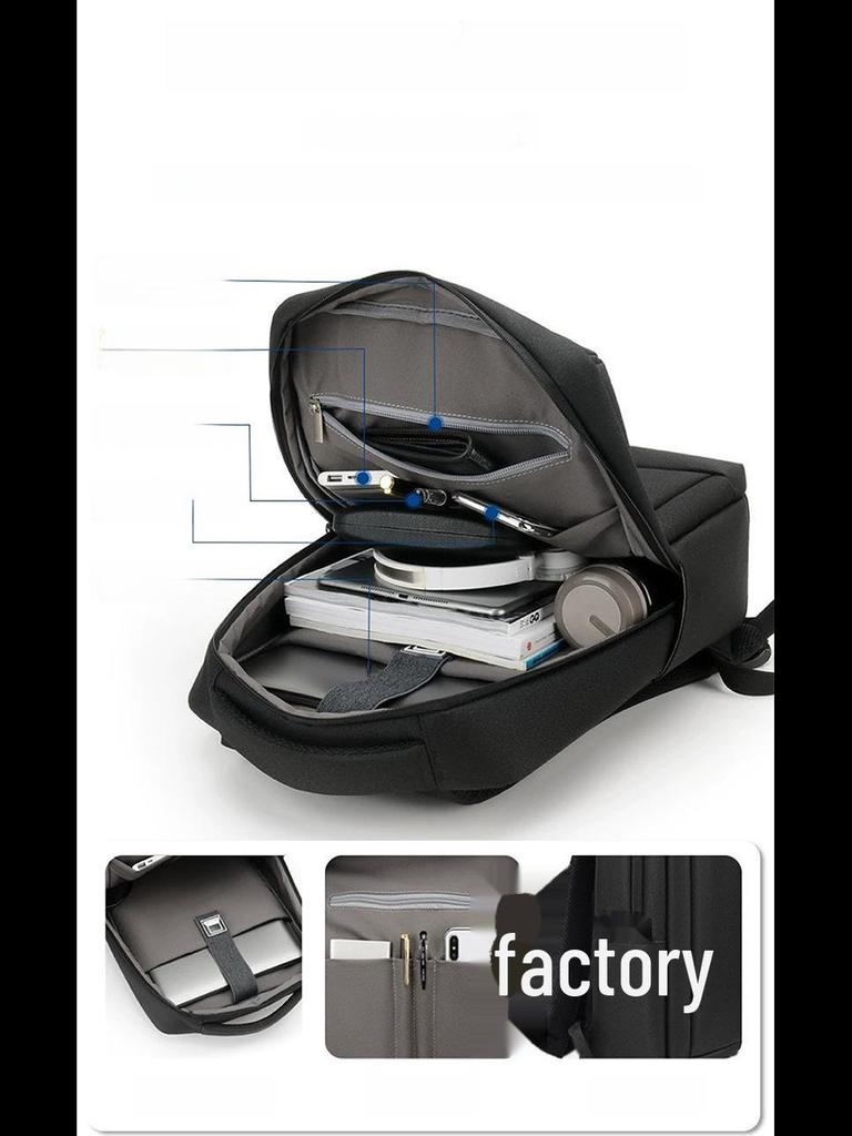 Мужской водонепроницаемый рюкзак для бизнеса и путешествий высшего класса — вместительный и стильный, для ноутбука и школы