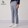 HAZZYS Мужские модные повседневные однотонные брюки ATDZP03AP45