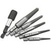 5pcs Hexagonal Handle Broken Head Screw Extractor 60mm Black Quick Release Electric Hexagonal Broken Thread Removal Tool