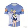 Summer 2026 Sailor Moon Bunny "Moonlight Transformation" 3D Print Breathable Quick-drying T-shirt Male/Female Top