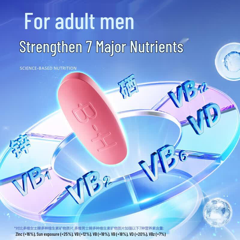Мультивитаминные и минеральные таблетки для мужчин Tomson By-Health
