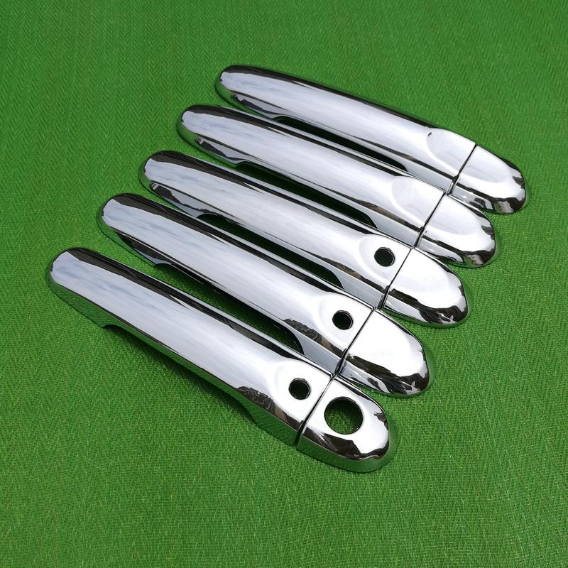 for Nissan Cube z12 2010 - 2015 Chrome Door Handle Cover Trim Set 5Door 2011 2012 2013 2014 Car Accessories Stickers Car Styling