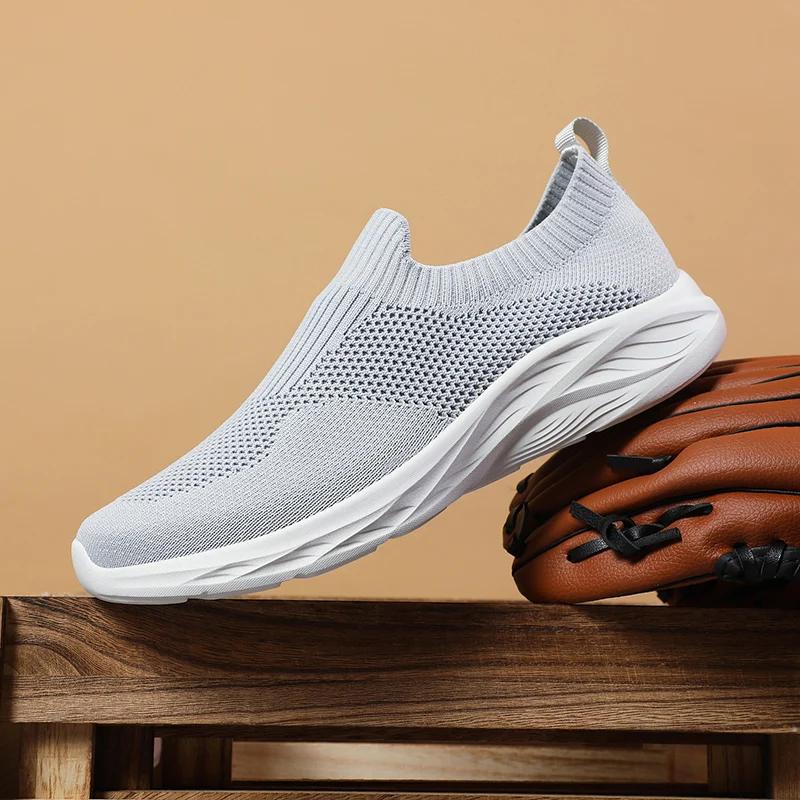 Men's Running Shoes 2025 New Breathable Mesh Sports Shoes Men's Classic Casual Comfortable Walking Non Slip Outdoor Casual Shoes