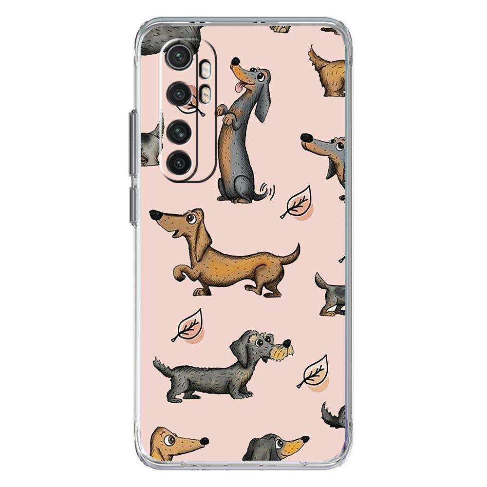Dachshund Sausage Dog Phone Case For Xiaomi Mi 14 13 13T 12T 10 12 Lite 11 Ultra 11X 11T Pro Poco X6 X5 X3 NFC F6 5G Clear Cover