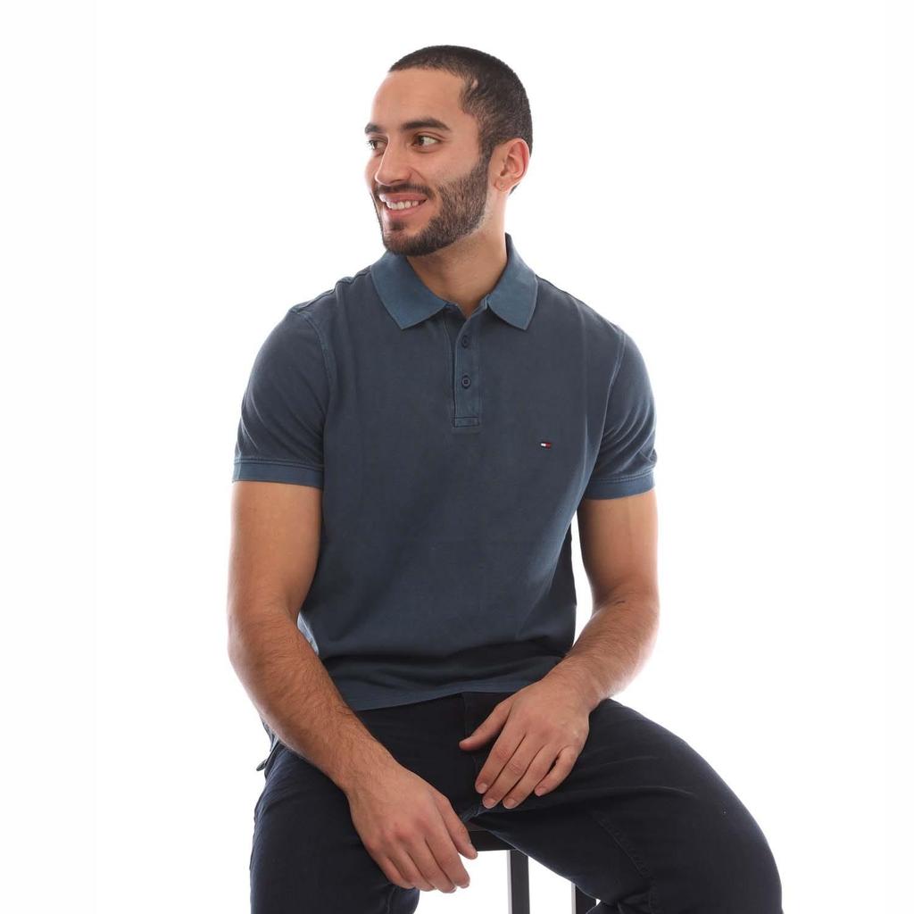 Tommy Hilfiger Mens Garment Dyed Regular Polo Shirt