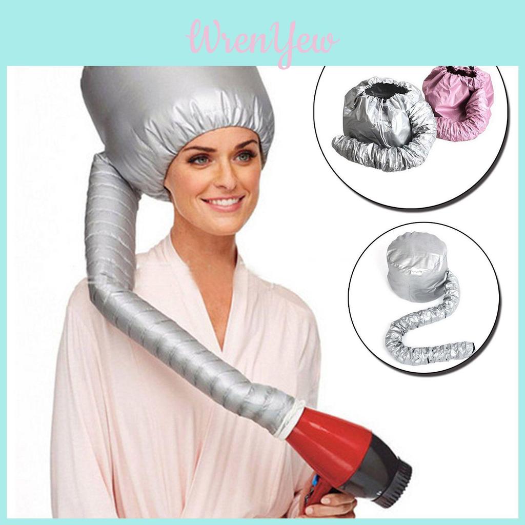 Luxurious Pink Hair Dryer Hat Professional Home Hair Care Heating Cap