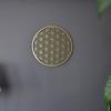 1 PC Flower of Life Metal Wall Art , Bedroom Wall Decor, Livingroom Wall Art, Lotus Wall Art , Above Couch Deco, Flower Wall