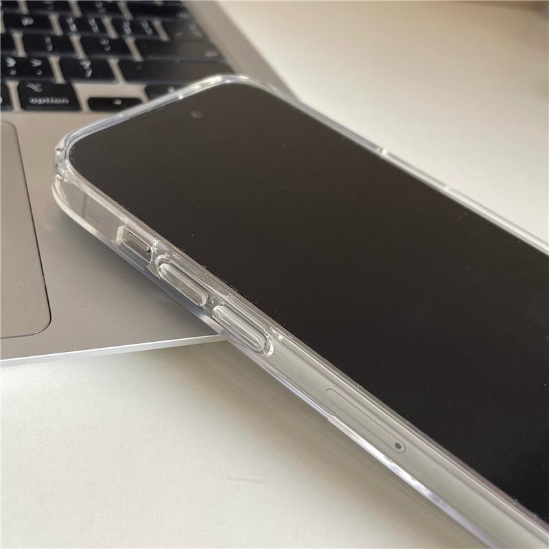 Кристально прозрачный магнитный чехол для Magsafe для iPhone 17 17Pro 17 Pro Max 17 Air Прозрачный Ударопрочный для Беспроводной Зарядки Чехол