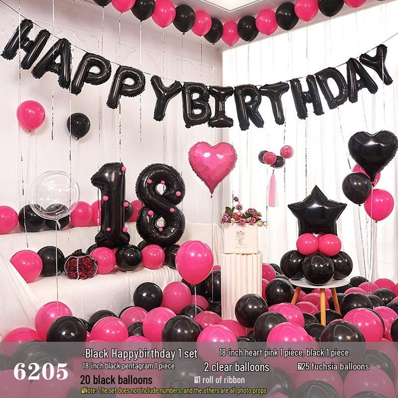 Набор воздушных шаров на день рождения для взрослых и детей - Мультяшное украшение