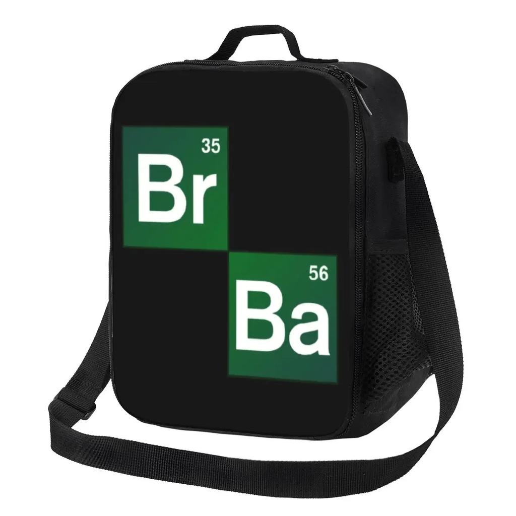 Breaking Bad Thermal Insulated Lunch Bag Women Heisenberg Tv Show Portable Lunch Tote for Outdoor Travel Bento Food Box