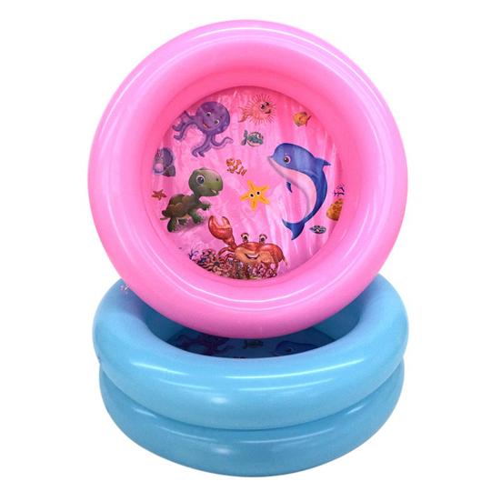 Водная игрушка синий/розовый экологически чистый утолщенный крытый открытый детский бассейн надувной плавательный