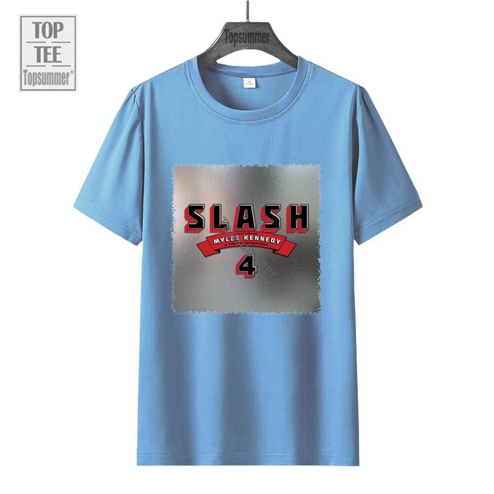 4 Album T Shirt Slash Tour T-Shirt Fashion Harajuku Oversized Tshirts Couples Graphic Print Tops