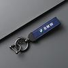 Fashion Leather Metal Keychain Car Luxury Keyring For BMW X1 U11 X7 G07 XM G09 i7 7 Series G70 LCI iX I20 U06 G81 M3 Sticker zjdr11