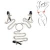 Nipple Clamp With Metal Chain Adjustable Clitoris Clip Bondage Restraints Breast Labia Clip Stimulation Sex Toy For Woman