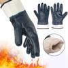 Nonslip Dipped Rubber Gloves Blue Thicken Gauntlets Tool Working Glove
