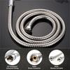 1.5m High Quality Chrome Plated Stainless Steel Shower Tube Water Pipe Flexible Plumbing Hoses