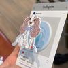 Матовый Подушка-Сердце Медведь Магнитная Подставка для Телефона MagSafe и Наклейка-Рукоятка Airbag