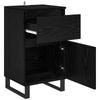 Sideboard in Black Oak Look 35 x 40 x 70 cm Engineered Wood