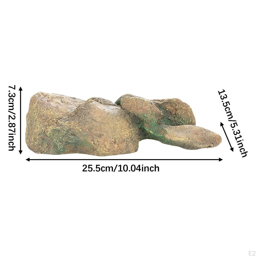 Artificial Decorative Stone, Resin Miniatures, for Garden, Backyard, Aquarium, Outdoor