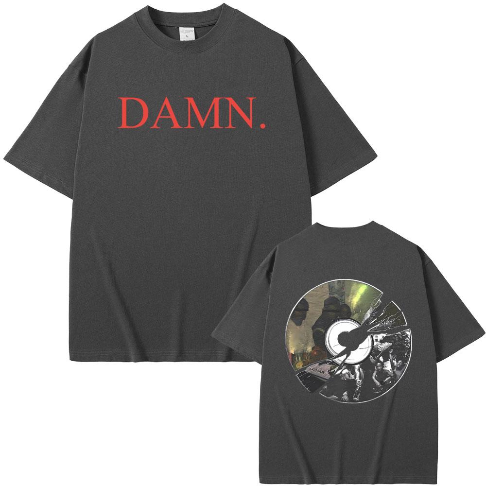 Rapper Kendrick Lamar DAMN To Pimp A Butterfly Mr. Morale & The Big Steppers Album Graphic Print Tshirt Male Hip Hop Casual Tees