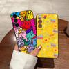 Чехол для телефона Mr Men L-little Miss Для S25 Ultra Samsung S26 S24 Fe S23 S22 S20 S21 Plus A54 A34 A53 A16 Задняя крышка