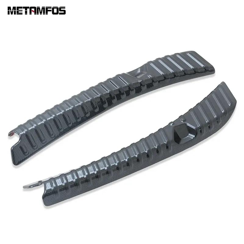 For Tesla Model 3 2017- Inner Rear Trunk Bumper Foot Plate Tailgate Door Sill Scuff Guard Plate Car Accessories