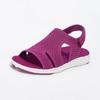 Women's Wedge Sandals Soft Bottom Casual Beach Summer New Breathable Flat Bottom Casual Comfortable Sandals for Women