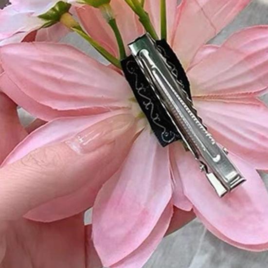 Имитация цветка заколка для волос гавайский цветочный декор боковая заколка для волос пляж отпуск фотография женские аксессуары для волос