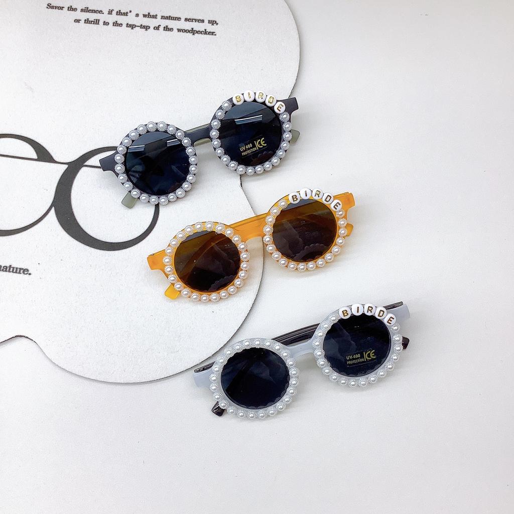 Детские солнцезащитные очки Модные трендовые детские солнцезащитные очки DIY Детские солнцезащитные очки с защитой от ультрафиолета Tide