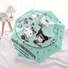 Sanrio Characters Automatic Opening and Closing Parasol Compact Travel umbrella with 8 Ribs for Women and Men Ideal Birthday/Christmas Gift,