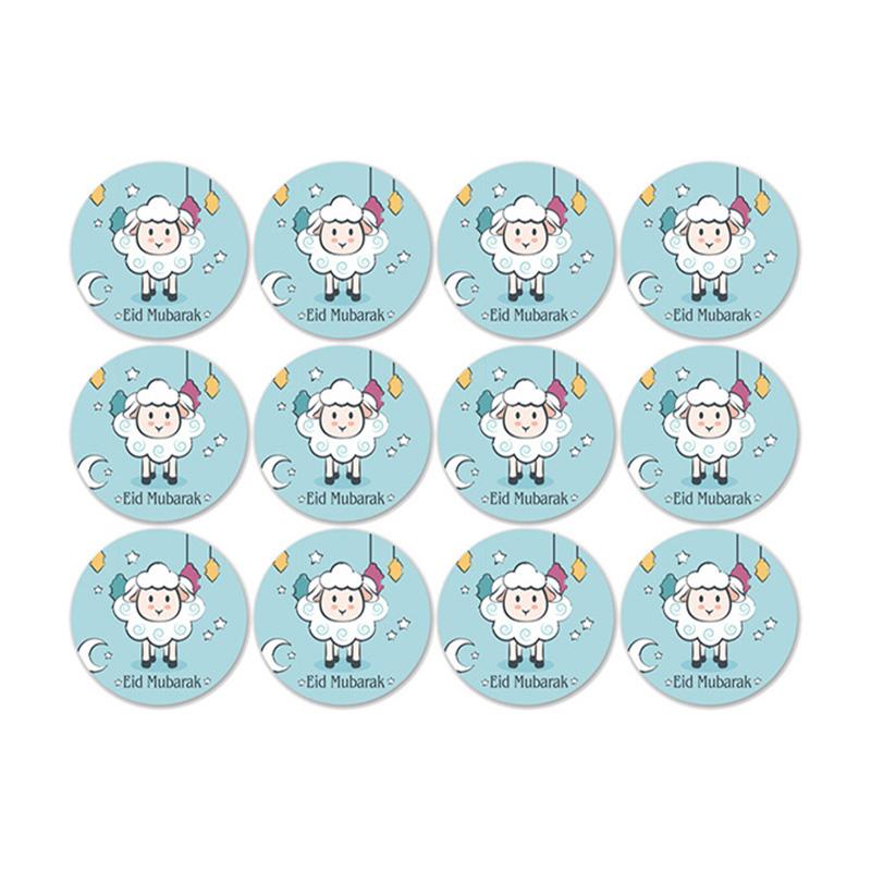 120 шт. наклейки EID Mubarak, этикетки, украшения для Рамадана Карима 2024, упаковка подарков на Рамадан, наклейки, ислам, мусульманская вечеринка, декор