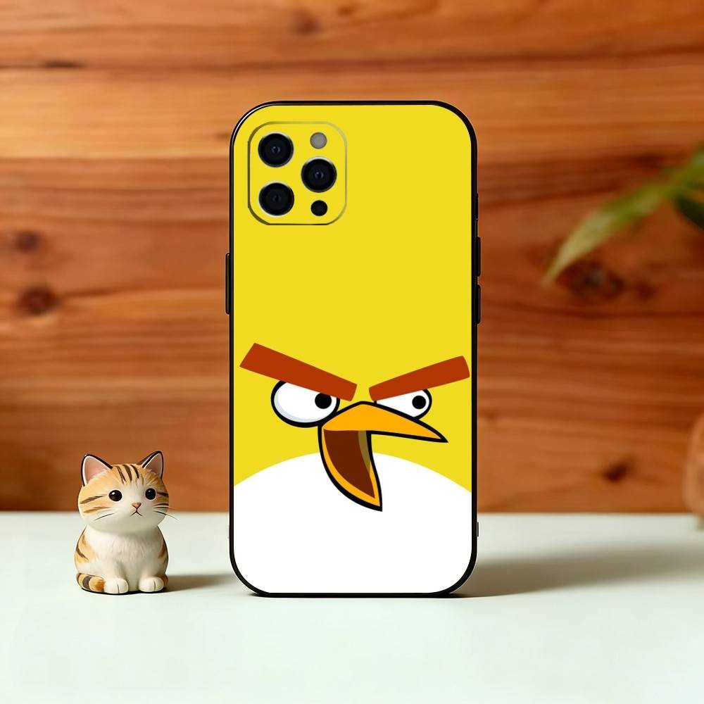 Смешной мультяшный чехол для телефона A-Angry B-Birds, силиконовый, мягкий, для iPhone 17 16 15 14 13 12 11 X XR Plus Pro Max Plus