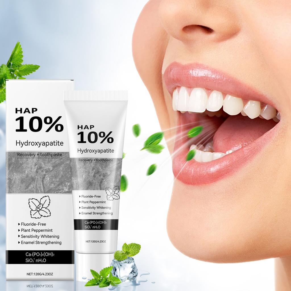 Зубная паста с активированным углем, зубная паста без фторида, натуральная отбеливающая зубная паста, зубная паста без фторида, для чувствительных зубов(120г)