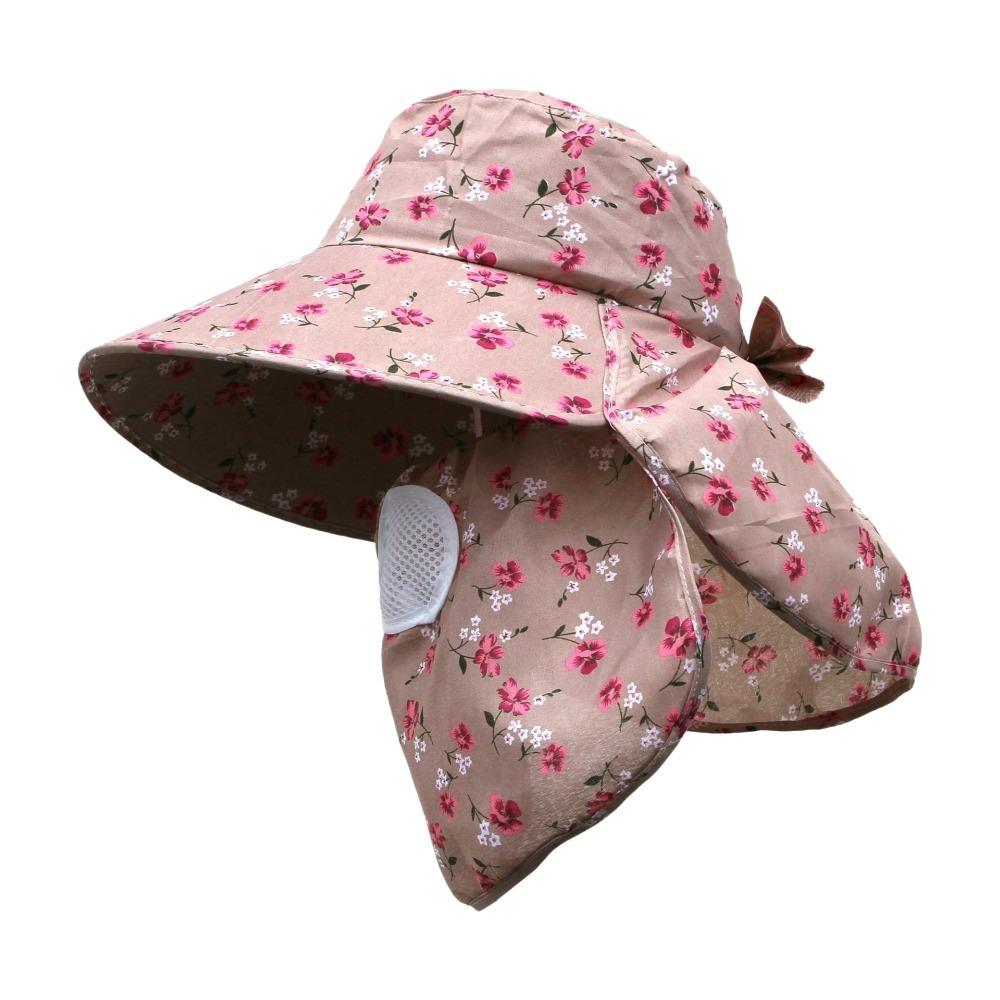 Fordable Sun Hat Wide Brim Agricultural Work Cap Portable Basin Cap  Women