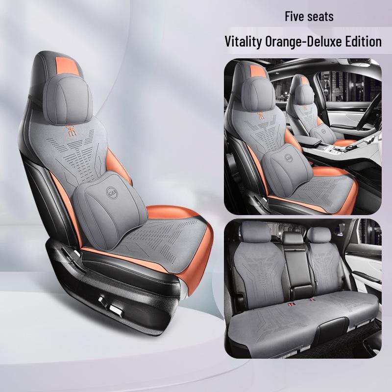 BYD Song PLU Semi-Wrap Car Seat Cushion Set - New Model for Five Seats
