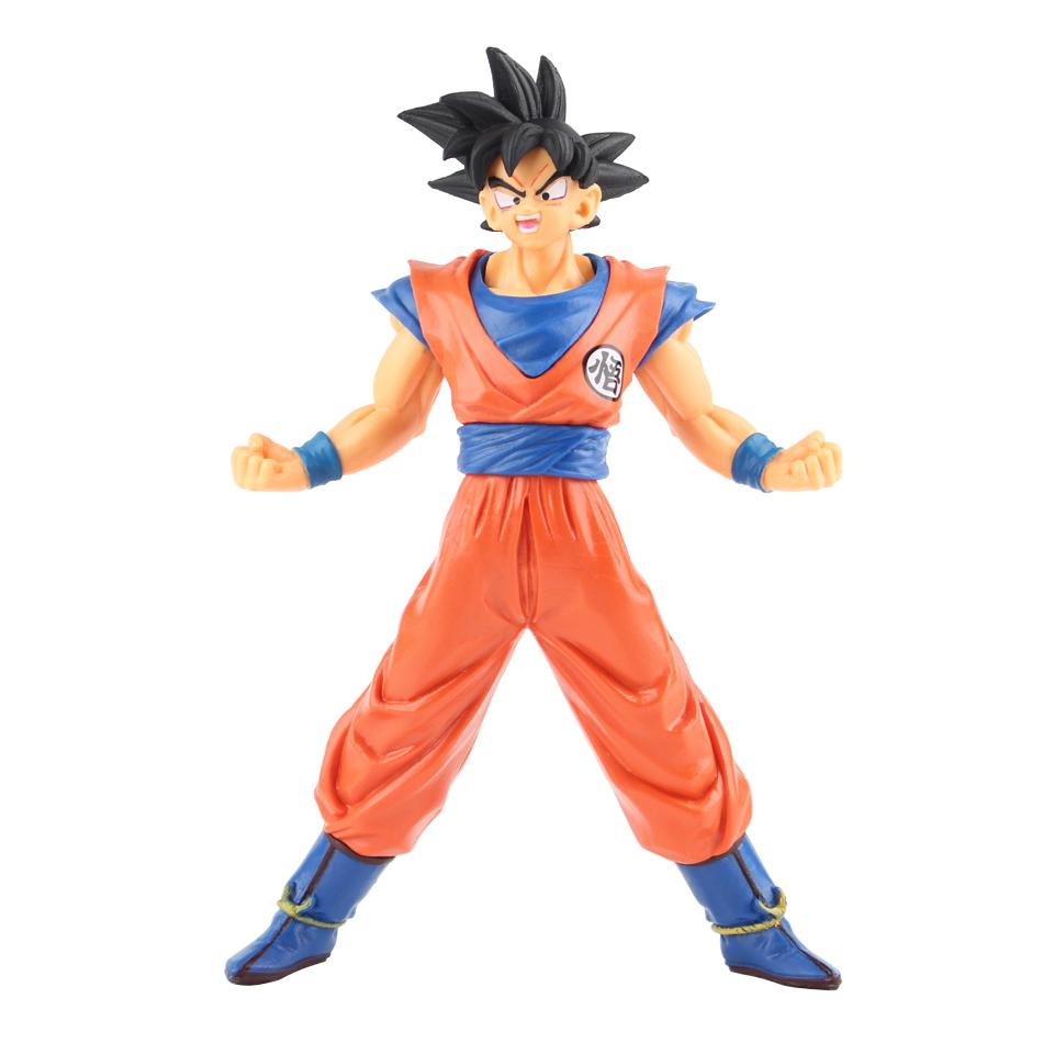 Son Goku Super Saiyan Figure Anime Dragon Ball Goku DBZ Action Figure Model Gifts Collectible Figurines for Kids 18cm