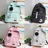 Fashion Neutral Backpack Bag Shoulder Canvas School Girls Boy Handbag
