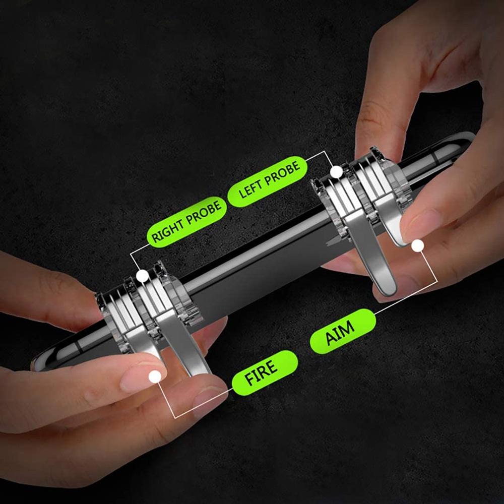 STONEGO Survival Gamepad Trigger Buttons L1 R1 L2 R2 Joystick for iPhone Android iPad Game Controller Accessories