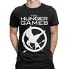 Повседневная футболка с логотипом «Голодные игры», мужская футболка с круглым вырезом из чистого хлопка, футболки с коротким рукавом, летняя одежда