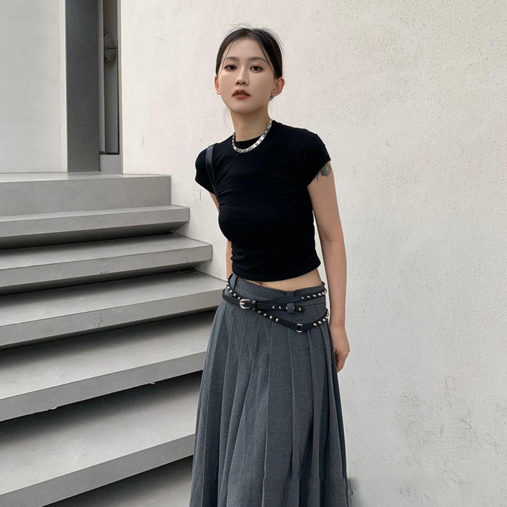 Casual Pin Buckle Waistband Luxury Design Thin Waist Strap Trend Jeans Belt